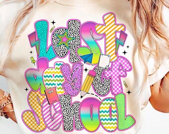 Preppy Last Day of School PNG: Teacher Appreciation Gift (Digital Download)