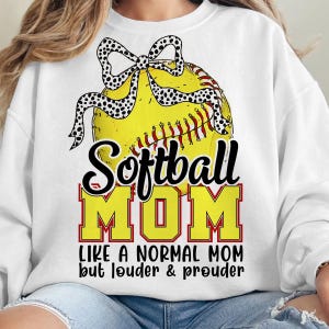 Coquette Softball Mom PNG: Retro Game Day Design (Digital Download)