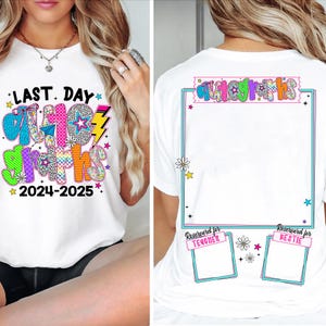 Preppy 2025 last day autographs PNG, Official autograph Png, School Autographs Png, Last Day Of School Png, End Of School Png, We Out png