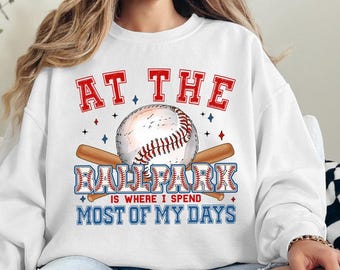 Retro Baseball Mama PNG: Ballpark Game Day Design (Digital Download)