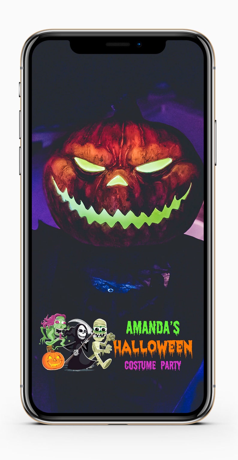 Halloween Snapchat Filter Halloween Party Geofilter Costume Etsy