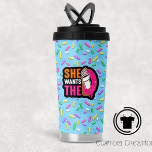 Stainless Steel Travel mug - She wants the D