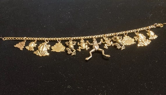 Buy Frog Bracelet Handmade Vintage Recycled Upcycled Victorian