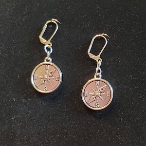 Coin NEW Handmade Earrings Bracelet to match. Steampunk Recycled Vintage Victorian Fashion and Costume jewelry. Spend 35 for FREE SHIPPING.