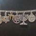 Lorene Hawes reviewed Jewish Religious  Bracelet Handmade Vintage Recycled Victorian Costume and Fashion Jewelry with 12 unique charms Free shipping eligible