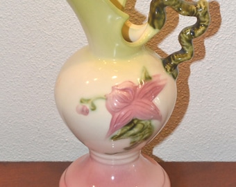 Vintage Hull Woodland Pitcher W6-6 1/2": Floral Design