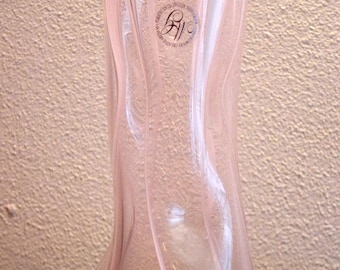 Margie's Garden California Hand Blown Art Glass Vase, Vintage