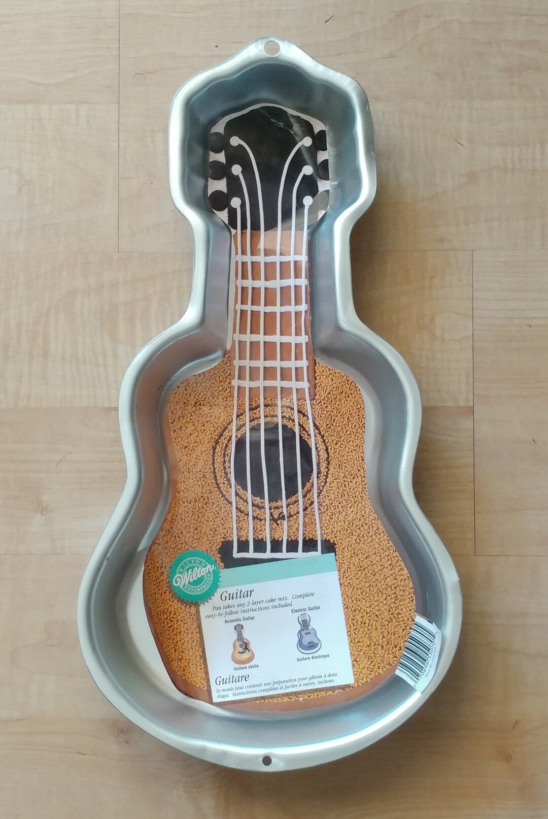 Wilton Guitar Cake Pan Vintage Great Gift Great Party Etsy