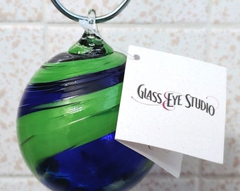 Glass Eye Studio « SUNDAY BLUE » Ornement Classique