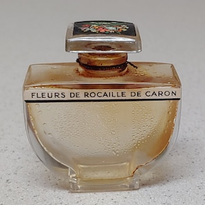Perfume Empty Bottle Fleurs de Rocaille Caron Vintage 1933