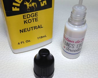 Kit de finition de tranche pour cuir, teinte neutre