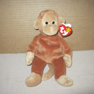 Vintage Ty Rare Original Beanie Baby Bongo the Monkey
