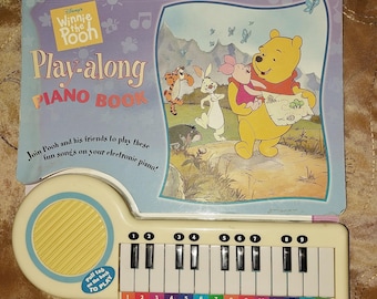Vintage Disney Winnie the Pooh Play-along Piano Book
