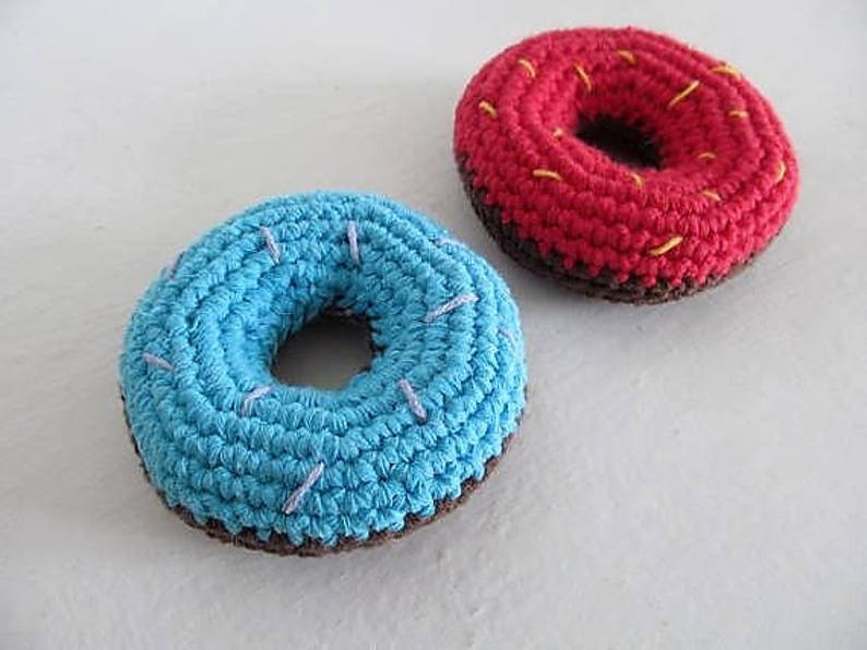 gift Donuts crocheted dinette child/'s toy