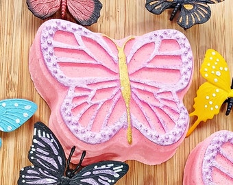 XL Butterfly Bath Bomb (1) 7 Ounce with Surprise Toy Inside | Bath Bombs for Kids
