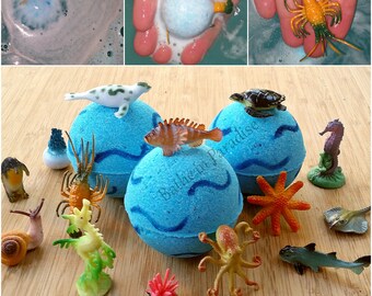 Under The Sea Bath Bomb | Sea Creature Toy Bath Bomb | Toy Inside Fizzy | Children's Bath Bomb
