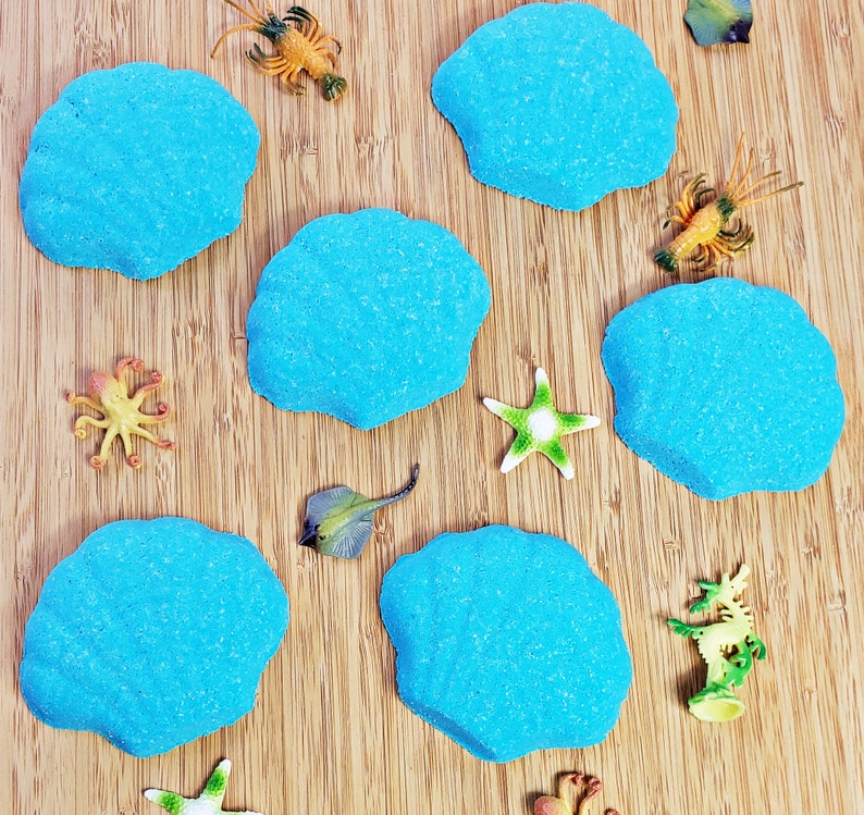 Toy Inside Sea Animal Bath Bombs Fishy Friend Crab Seahorse Etsy