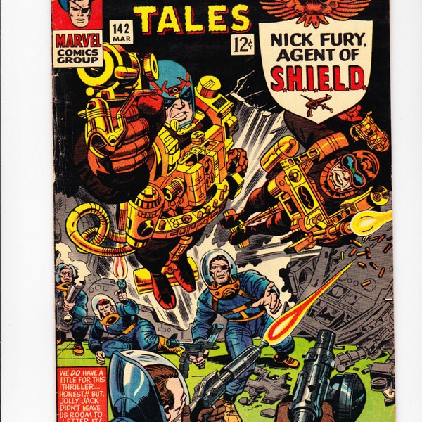 Strange Tales #142 | Nick Fury Agent of Shield & Dr Strange Stories | Marvel Comics | Silver Age |