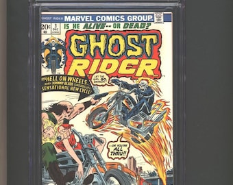 Ghost Rider #3 CGC 9.4 Witch-Woman App Son Of Satan Cameo 1973