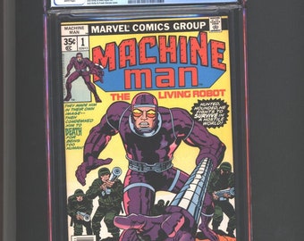 Machine Man #1 CGC 9.0 Jack Kirby & Frank Giacoia Cover 1978