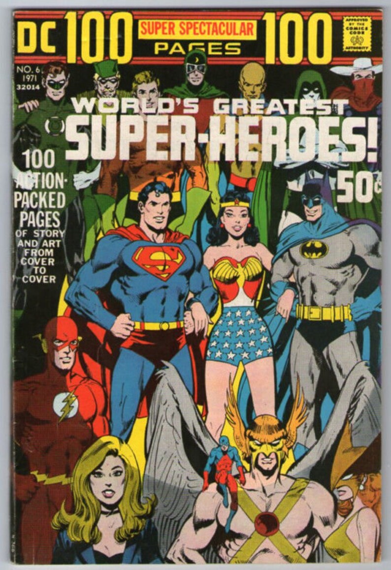 Dc 100 Page Spectacular 6 Dc Comics Bronze Age Vintage Etsy Hong Kong