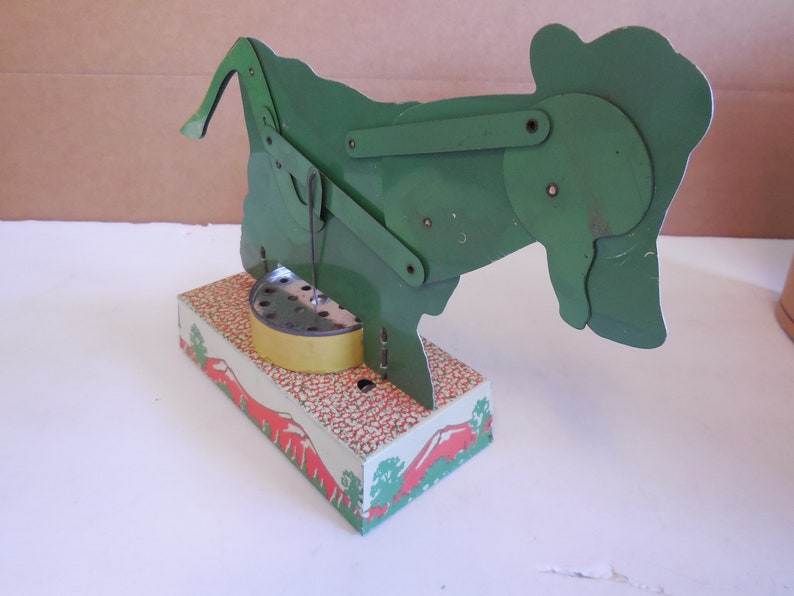 1960s Bossy the Moo Cow Original Box | Vintage Tin Litho Toy
