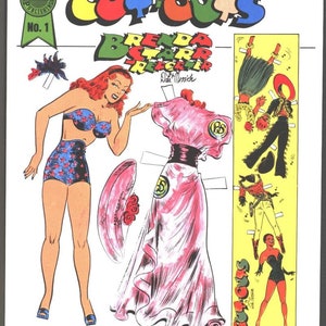 Brenda Starr Reporter: Coloring Book Cut-outs SC 1987 Blackthorne Publishing First Edition