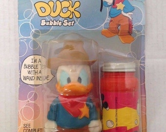Sheriff Donald Duck Bubble Set     1987     Original Package