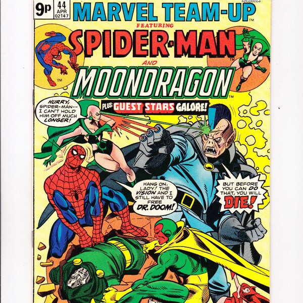 Marvel Team-Up #44 | "Death In The Year Before Hesterday | Marvel Comics | Bronze Age | Vintage Comic