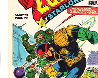 2000 A.D. & Star Lord #111 | "Assault At Hell's Junction" | Bronze Age | Vintage Comic |