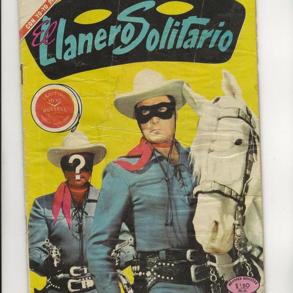 El Llanero Solitario #238 Mexican The Lone Ranger Photo Cover 1971