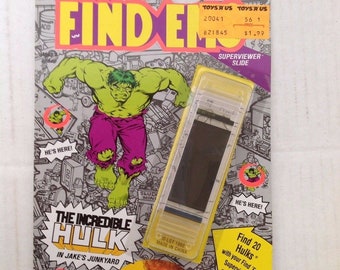 Incredible Hulk Find Ems Superviewer Slide     Original Package     1992