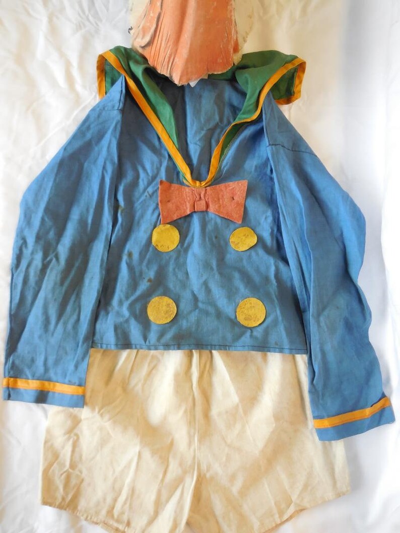 Vintage Donald Duck Costume Outfit 1930s/40s Character Costume image 4