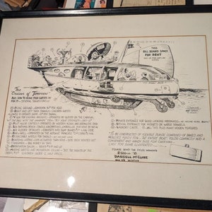 Darrell McClure original boating art 1950's image 1
