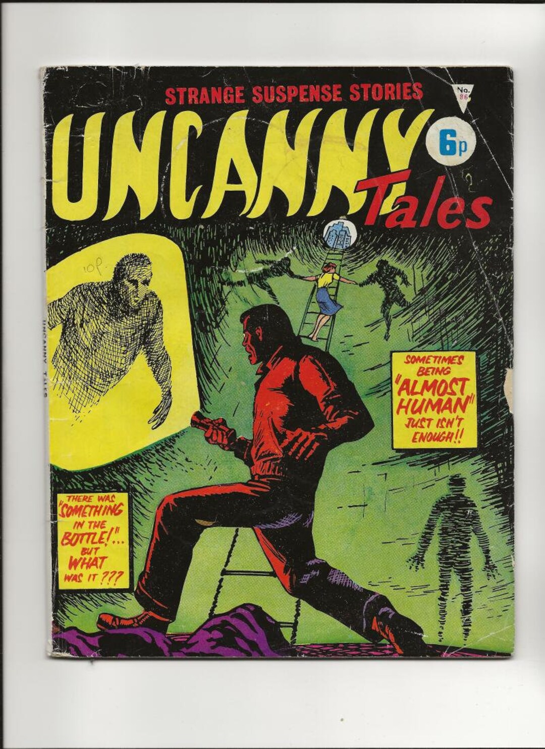 Uncanny Tales 86 British Origin of Red Skull. Captain America Etsy