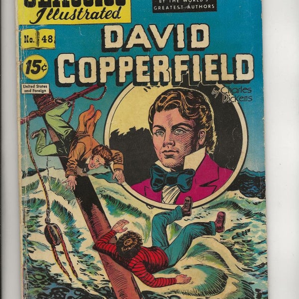 Classics Illustrated #48 (HRN 87) David Copperfield 1950's