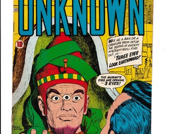 Adventures Into The Unknown #119 | Three Eyes Look Earthward | ACG Comics | Silver Age | Vintage Comic |