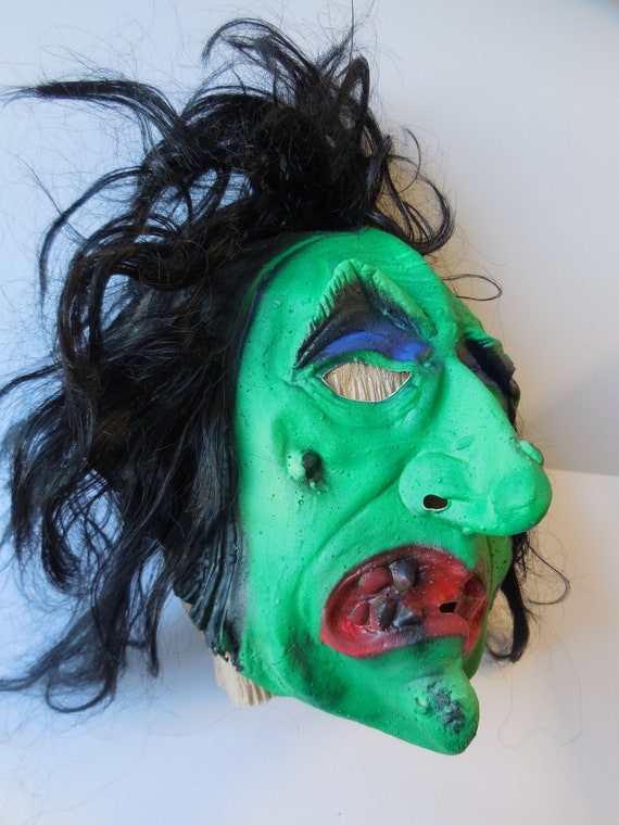 Ben Cooper Real-Life Rubber Mask | Witch with Hai… - image 2