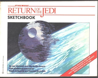 Star Wars Return of the Jedi Sketchbook SC 1983 Ballantine Books