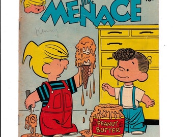 Dennis The Menace #30 | Ice Cream Cover | Fawcett Comics | Silver Age | Vintage Comic |