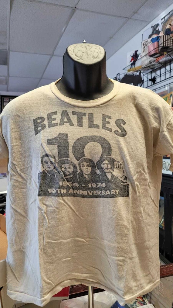 Rare | The Beatles 10th Anniversary Vintage T-Shir