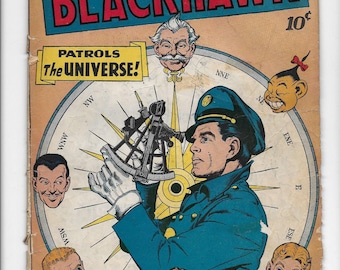Blackhawk #15 | 1947 FR-GD | The Sky Matador | DC Comics | Golden Age | Vintage | Comic Book | Compass Cover |