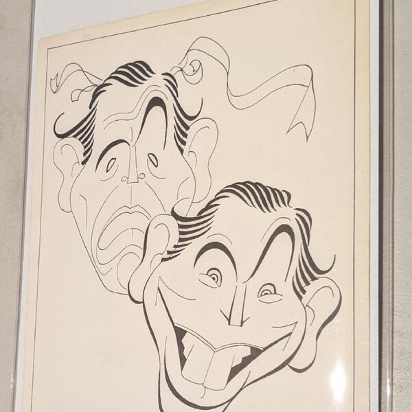 Milton Berle Caricature  Artist Wach Steter