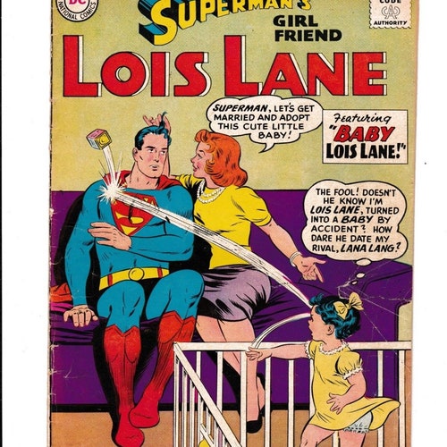 Superman's Girlfriend Lois Lane #10 | 1959 | Baby Lois Lane | DC Comics | Silver Age | orders Comic Book |