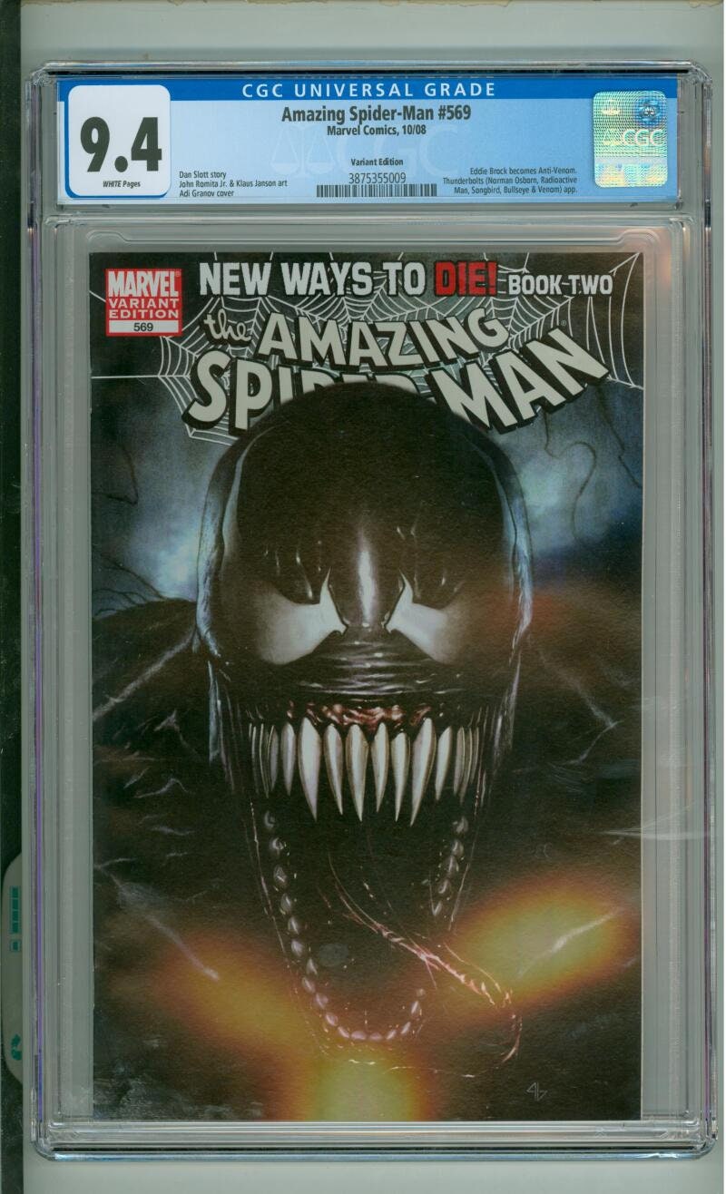 Amazing Spider-man 569 CGC 9.4 Eddie Brock Becomes Ant-venom - Etsy
