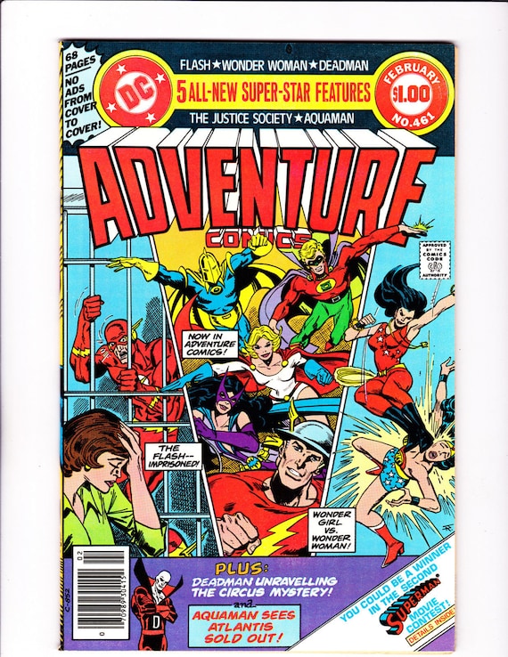 Adventure Comics 461 5 All-new Super-star Features DC - Etsy Australia