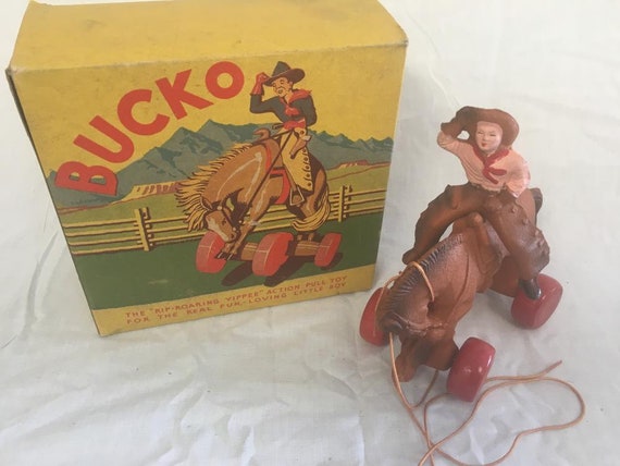 vintage cowboy toys