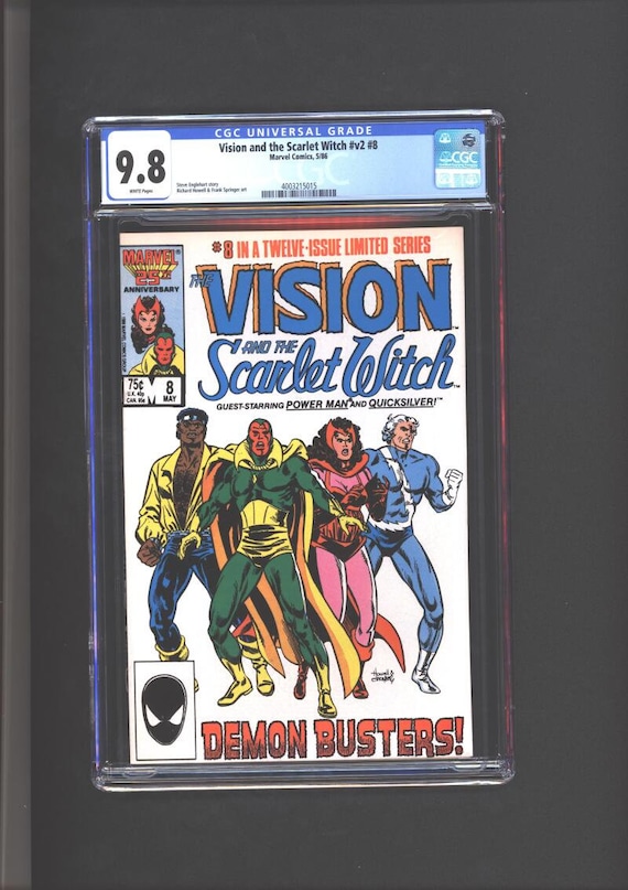 Vision and the Scarlet Witch v2 8 CGC 9.8 Richard Howell & 