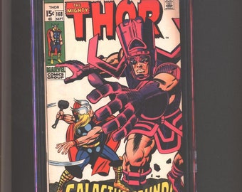 Thor #168 CGC 7.5 Origin Of Galactus Begins 1969