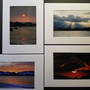 Photography Cards, Sunset Collection